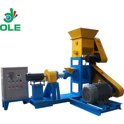 Three Phase 30-40KG/H Small Animal Fish Feed Food Pellet Extrusion Machine