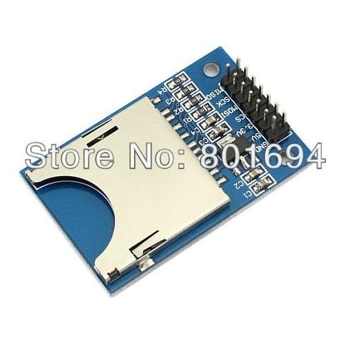 SD Card Module Slot Socket Reader For Ar duino ARM MCU Read And Write