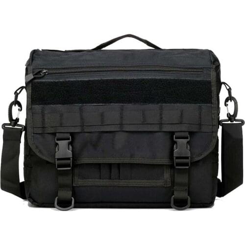 BOWTAC Molle Military Laptop Bag Tactical Messenger Bags Computer Backpack Fanny Belt Shouder Camping Outdoor Sports Army Bag