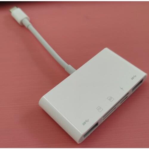 USB C Hub 5 in 1 Type C to SD/TF Card Reader OTG USB 3.1 HUB Adapter high speed for MacBook Air Pro Huawei Xiaomi Samsung