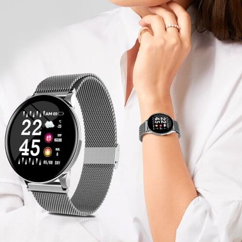 W8 Sport Smart Watch Bracelet Round Bluetooths Waterproof Male Smartwatch Men Women Fitness Tracker Wrist Band for Android IOS