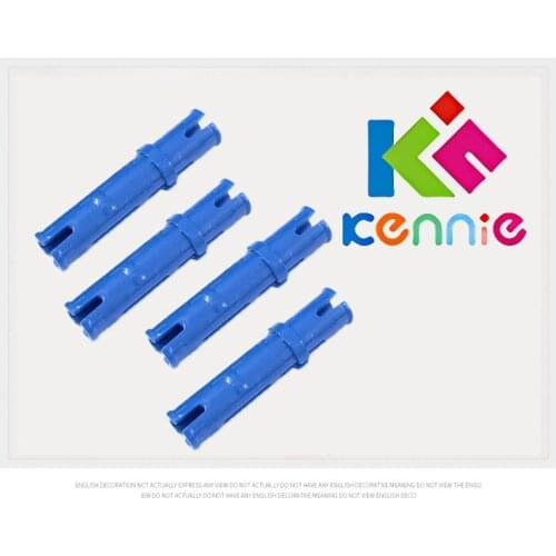 300pcs/lot Kennie DIY MOC bulding blocks Compatible with Hi-tech accessories building block NO.6558 blue 1x3 tying Friction pin