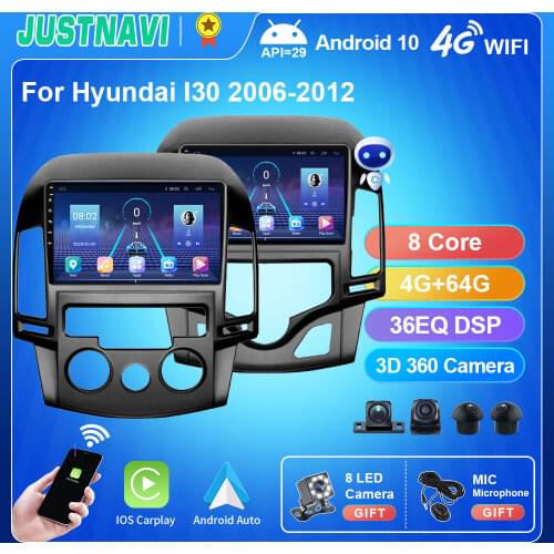 Car Radio For Hyundai I30 2006 2007 2008 2009 2010 2011 2012 Multimedia Video Player Android Sony Camera No Double 2 Din Carplay