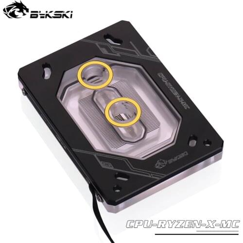 Bykski CPU Block use for AMD RYZEN3000 AM3 AM4 1950X TR4 X399 X570 Motherboard / RYZEN 3000/5000/7000 5V 3PIN A-RGB AURA