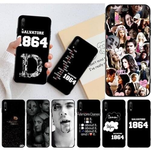 HUAGETOP The Vampire Diaries Stefan Damon Salvatore Soft Phone Cover For Huawei Nova 6se 7 7pro 7se honor 7A 8A 7C Prime2019