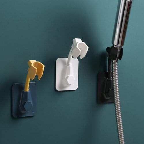 Shower Holder Punch-free Adjustable ABS Bathroom Strong Bearing Capacity Shower Stand for Home