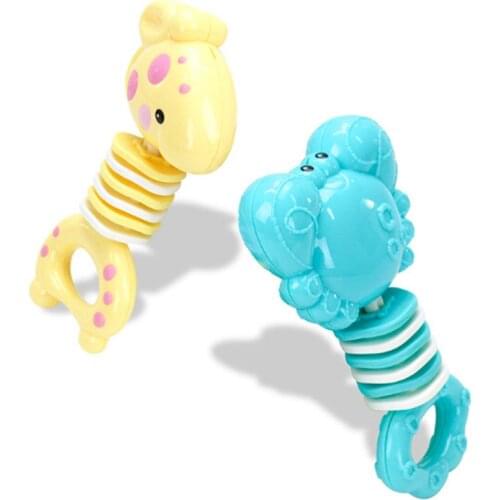 Cute Cartoon Baby Teether Teething Infant Chew Toys Silicone Boiled BPA Toothbrush Babies Dental Care Gifts Hand Rattle