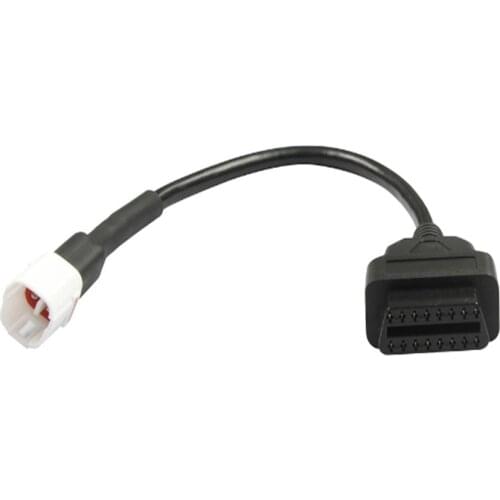 For Yamaha 4 Pin OBD2 Fault Code Reader Motorcycle Scanner OBD Connector Diagnostic Cable Fit for Yamaha OBD Extension cable