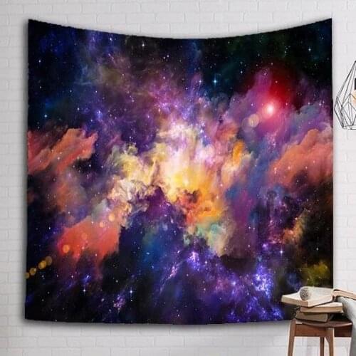 Bright Nebula Tapestry Wall Hanging Tapestry