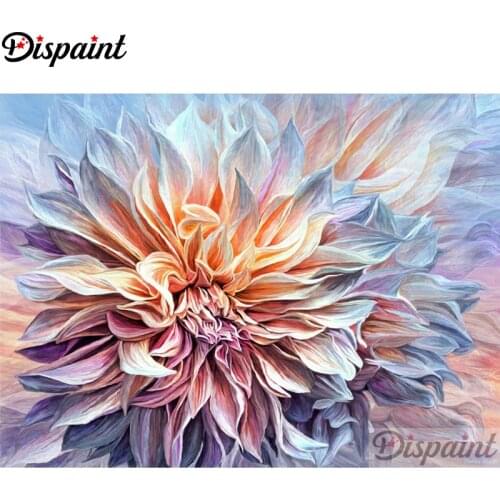 Dispaint Diamond painting "Flower landscape"Full Square/Round Drill Wall Decor Inlaid Resin Embroidery Craft Cross stitch A25773
