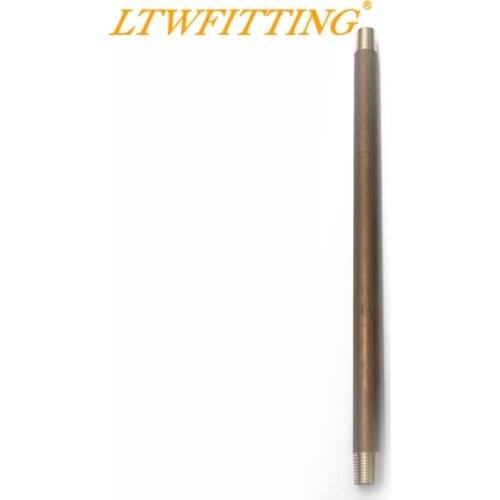 LTWFITTING Brass Pipe 10" Long Nipple Fitting 1/4" Male NPT Air Water