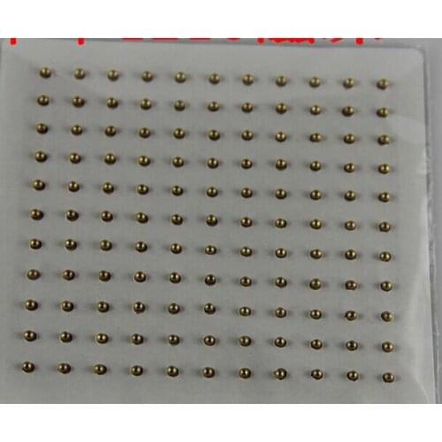 Magnets gold ear seed stickers, ear seeds, Ear Magnetic Pellets, 121 pcs in 1 papaer