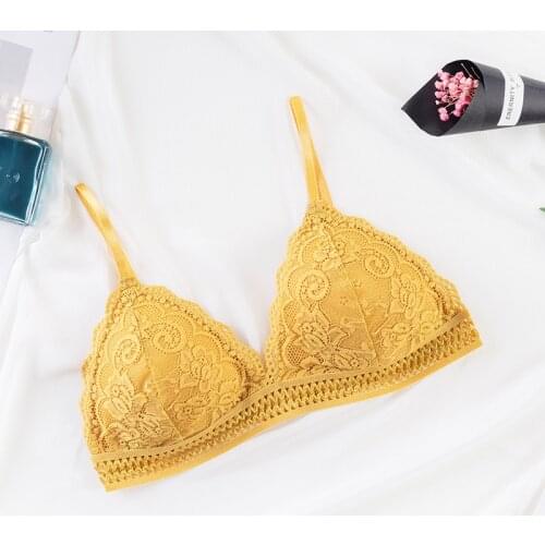 2020 fashion Sexy Lace push up Bra Wrap-around and Comfortable wireless Strapless Bra Underwear Thin Women lingerie bralette