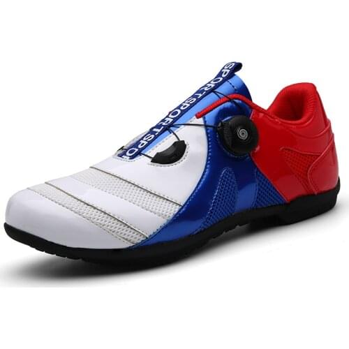 2020 New Style MTB Cycling Shoes Men Breathable Racing Road Bike Shoes Self-locking Professional Bicycle Sneakers Sports Shoes