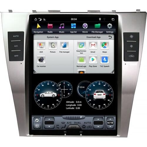NaviHua IPS Tesla Screen Android 8.1 4G Car GPS Navigation for Toyota Camry 2008 2009 2010 2011 Car DVD Player Car Stereo Radio