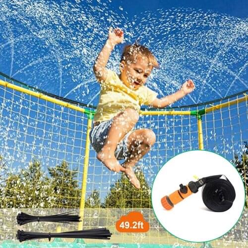Upgrade Trampoline Sprinkler Summer Water Sprinkler Outdoor Garden Water Games Toy Sprayer Water Park Accessories Fun for Kids