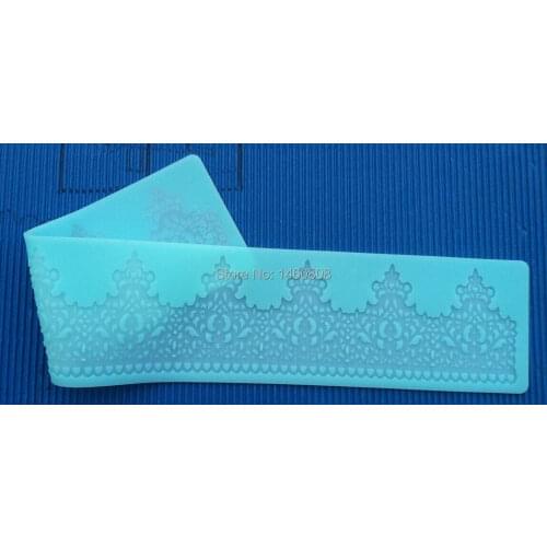 Wholesale 10 Pcs/lot 399*74mm CT-5019 Silicone Cake Fondant Decorating Tools, Silicone Soap Molds, Silicone Cake Baking Mats