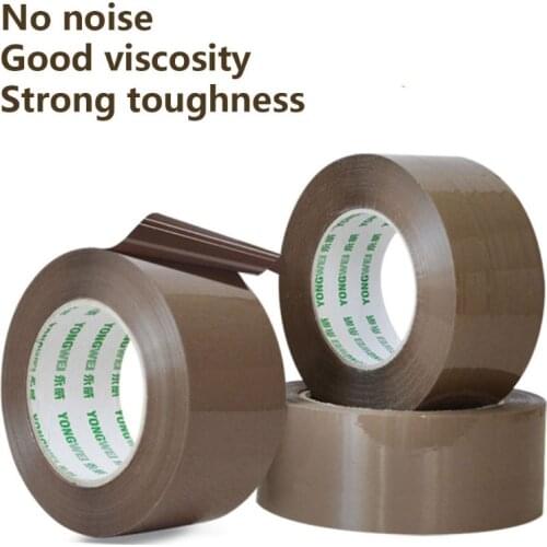 Strong Waterproof Parcel Wide Tape Low Noise Packaging Box Adhesive Sealing Packing Cellotape