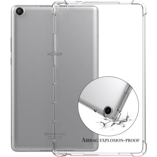 For Huawei MediaPad T5 10 T3 9.6 M3 M5 Lite 10.1 8.0 8.4 M6 10.8 Case TPU Silicon Transparent Cover For MatePad T8 10.4 Pro 10.8