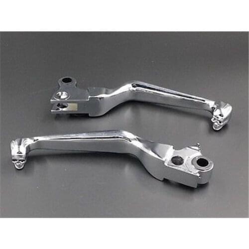Skull Brake Clutch Levers for Harley Softail Dyna Sportster Road King FLSTN FLHR