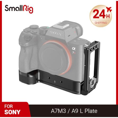 SmallRig A7R3 L Plate W/ Arca Style Plate for Sony A7M3 Camera Quick Release W/ 1/4 & M4 Thread Holed fr flash Light Attach 2122