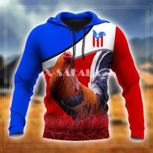 Mexican Rooster Animal 3D Full Print Size Hoodie Man Women Harajuku Outwear Zipper Pullover Sweatshirt Unisex5