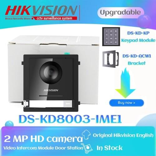 Hikvision 2MP Video Intercom Module Door Station Access control Doorphone Mounting Bracket DS-KD8003-IME1 DS-KD-KP DS-KD-ACW1
