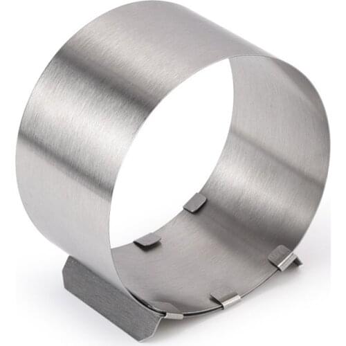 Retractable Pastry Decoration Tools Stainless Steel Mousse Ring Small Round Adjustable 4 inch Cake Tool Cake Mold Baking Tool