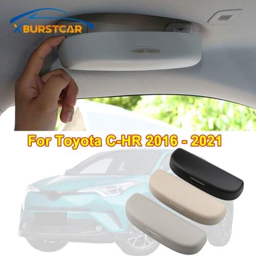 Xburstcar Auto Car Styling for Toyota CHR C-HR C HR 2016 - 2021 Accessories Car Sunglasses Holder Case Glasses Case Box