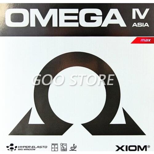 XIOM OMEGA IV ASIA Table Tennis Rubber Offensive Pimples in with sponge ping pong tenis de mesa