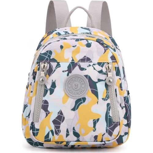 7 Colors Map Pattern Small backpack Fashion Casual school girl backpack Mini Bag backpack for women Floral mochilas para mujer