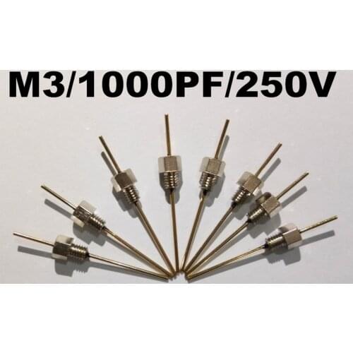 100PCS) M3 1000PF 250V feedthrough capacitor