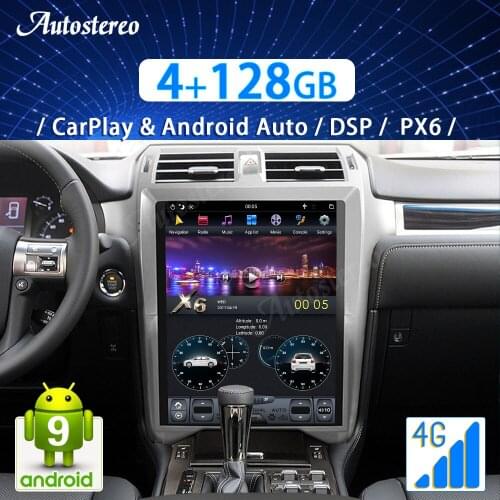 15 Inch 4K For Lexus GX400 Lexus GX460 Tesla Style Android 9.0 Car Audio GPS Navigation Auto Stereo Head Unit Multimedia Player