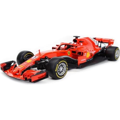 Bburago 1:18 2018 SF71H F1 Racing #7 #05 Formula Car Static Die Cast Vehicles Collectible Model Car Toys