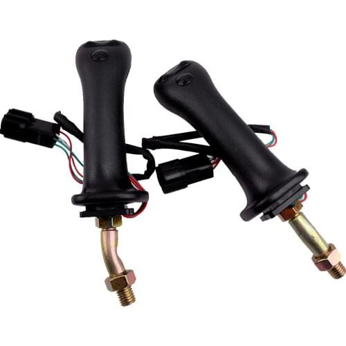 Beler 2Pcs Left & Right 3 Buttons Excavator Joystick Handle Fit For Doosan DH DX150 215 225 300 370-9C Accessories