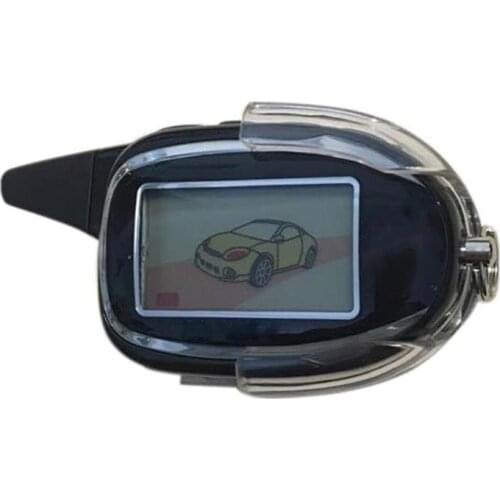 LCD Remote Control Key M7 + Body Holder For Russian Version Two Way Car Alarm Sher Khan Magicar 7 Keychain Scher Khan Magicar 7