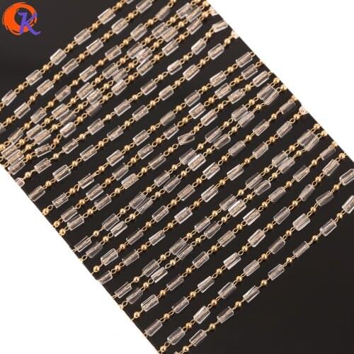 Cordial Design 3M/Lot Jewelry Accessories/Crystal Chain/Genuine Gold Plating/DIY Earrings Making/Hand Made/Jewelry Findings