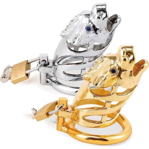 Erotic Chastity Urethral Lock Male Urethra Penis Lock Chastity Cock Cage Cock Ring Sex Toys for Men Gay Adult Chastity Device