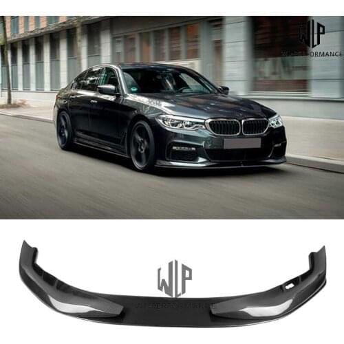 G30 G31 540i 530i MT High Quality Carbon Fiber Front Bumper Lip For BMW 5 series AC Schnitzer style Car body kit 17-19