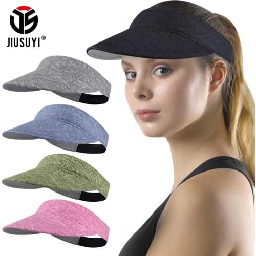 Summer Sports Sun Cap Men Women Wide Brim Baseball Caps Elastic Headband Outdoor Visor UV Protection Beanies Beach Top Empty Hat