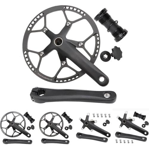 Crankset 180MM Bicycle Chainring 53T 56T 58T Narrow Wide Bike MTB MTB Bike Bottom Bracket Disc Bicycle Accessories