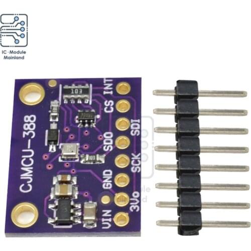 BMP388 Atmospheric Pressure Sensor Module Electronic Board IIC I2C SPI 24Bit Low Noise Digital Temperature Air Pressure Sensor