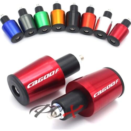 Motorcycle Accessories CNC 7/8'' 22MM Handlebar Grips Handle Bar Cap End Plugs For HONDA HORNET CB600F 2007-2013