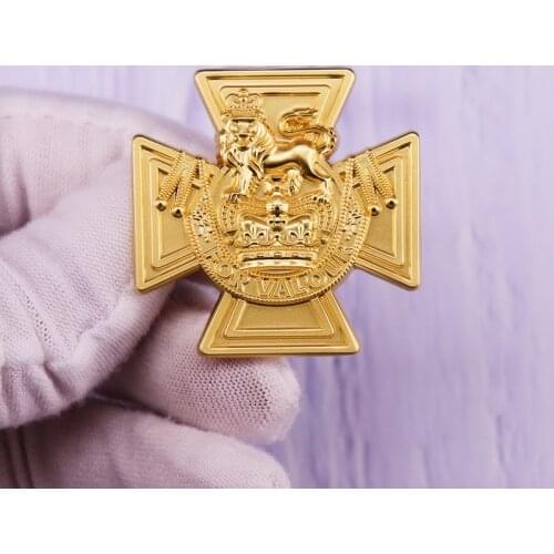 Victoria Cross Lapel Badge military decoration awarded For Valour in the face of the enemy Medal