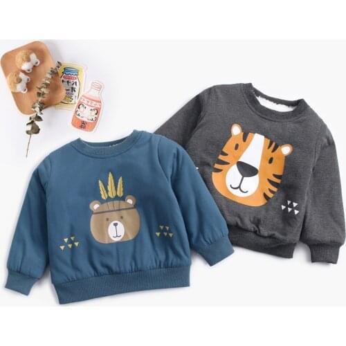 Baby Boys Clothing Winter Autumn T-shirt Children Clothes Cotton Casual Long Sleeve Outerwear Baby Girls Kids Soprts Sweatshirt