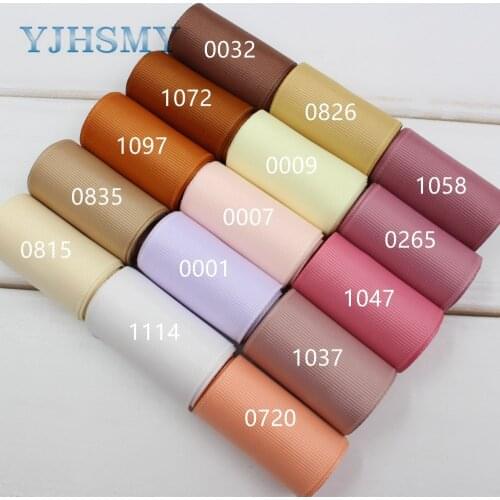 YJHSMY 173241 , 50mm Solid Color Grosgrain Ribbon 10 yards , DIY handmade clothing accessories , Jewelry & Accessories