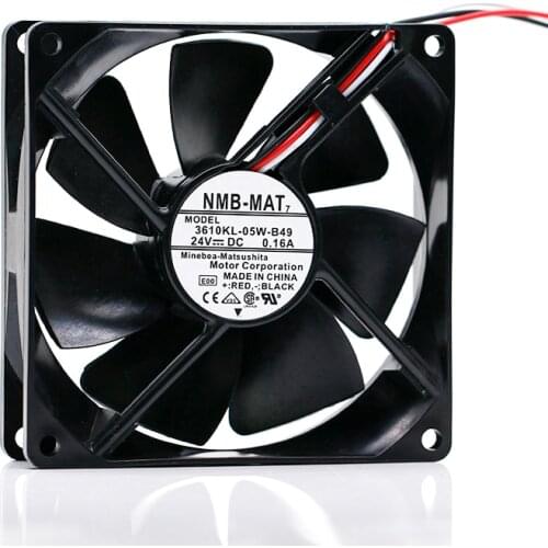 Wholesale 10pcs For Nmb-mat7 3610kl-05w-b49 3610kl-05w-b40 9225 DC 24V Dual Ball 0.16A frequency converter cooling fan
