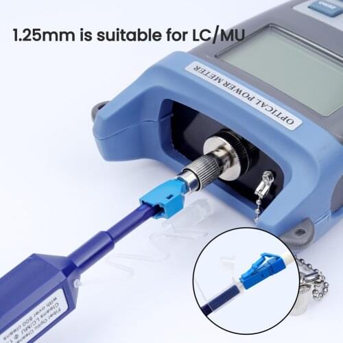 Portable One-Click Optical Fiber Cleaner Optical Fiber Cleaning Pen Professional Fiber Optic Connector Cleaner