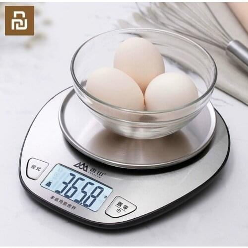 HOT Xiaomi Mijia Xiangshan LCD Electronic Kitchen Scale Portable Stainless Steel Scale High Precision Sensing Food Balance Libr