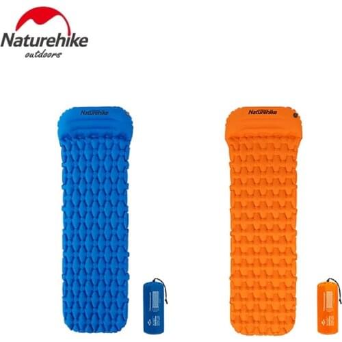 Naturehike Nylon TPU Portable Moisture-proof Inflatable Sleeping Pad Lightweight Air Mattress Camping Mat